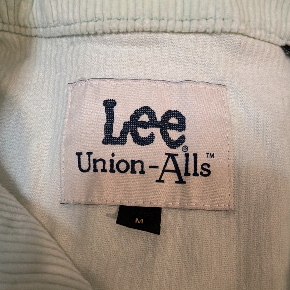Lee's Union-Alls Free People Mint Green Corduroy Utility Coveralls Medium NWT - Picture 2 of 12
